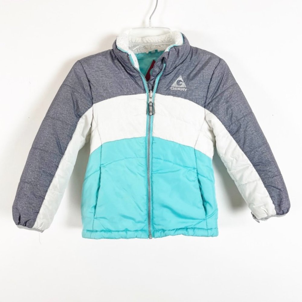 Gerry Girls Long Sleeve Zip Front Hooded Jacket Size XS (6)